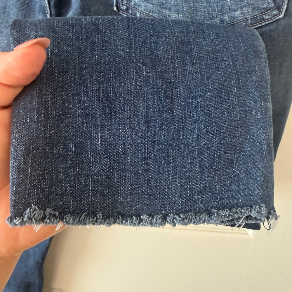 Wit & Wisdom ‘Ab’Solution High Waist Raw Hem Skinny Jeans - Picture 6 of 7